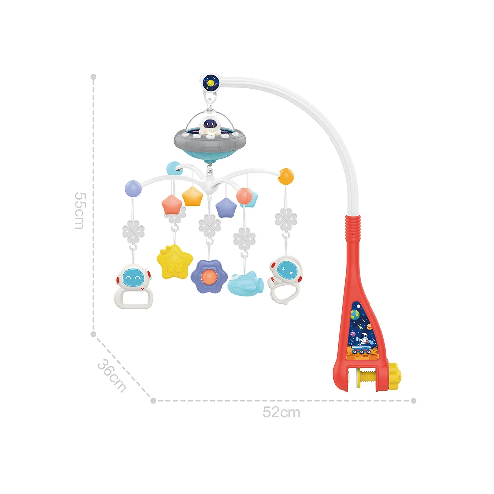 HE0310(3) Carusel muzical cu lumini pentru pătuț, Huanger HE0310 (18042) - imagine 1