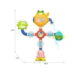 Set de baie cu tuburi de apă și animale marine, Huanger HE8070 (50167)