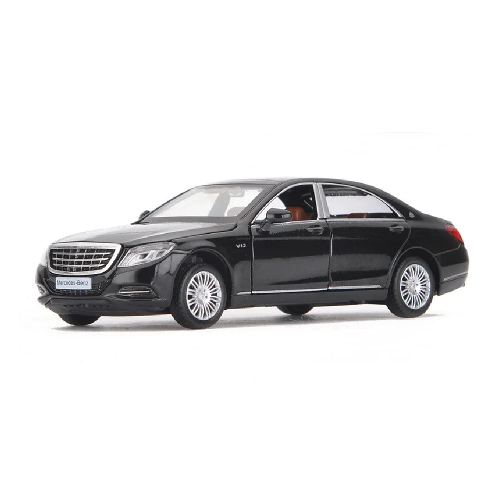 Новый проект (2) Mașină din metal 1:32 Mercedes Benz S 600 cu sunete si lumini (se deschid usile) (00218) - imagine 1