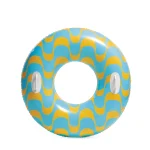 Colac gonflabil de înot cu mânere, 91 cm, max. 60 kg, 2 culori, 9+ ani, Intex (59256) - imagine 2