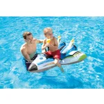 Plută gonflabilă Avion cu pistol de apă, 117×117 cm, max. 40 kg, 2 culori, 3+ ani, Intex (57536) - imagine 6