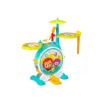 Tobă muzicală interactivă cu microfon, lumini și scaun, Hola 3130 (66619) - imagine 3