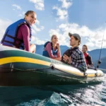 Barcă gonflabilă Seahawk 4 cu vâsle și pompă, 351×145×48 cm, max. 480 kg, Intex (68351) - imagine 3