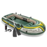 Barcă gonflabilă Seahawk 3 cu vâsle și pompă, 295×137×43 cm, max. 360 kg, Intex (68380)
