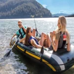 Barcă gonflabilă Seahawk 3 cu vâsle și pompă, 295×137×43 cm, max. 360 kg, Intex (68380) - imagine 6