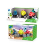 Set 3 mașinuțe Dino cu inerție, Hola E7973 (102167) - imagine 4