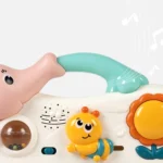 Covoraș de joacă muzical 4 în 1 pentru bebeluși, Hola HE898900 (02938) - imagine 3