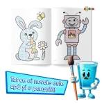 Colorez cu apa:11 (Bursuc) (01306) - imagine 2