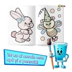 Colorez cu apa:14 (Panda Rosie) (01337) - imagine 2