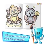 Colorez cu apa:15 (Lemur) (01344) - imagine 2