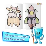 Colorez cu apa:17 (Vulpita) (01368) - imagine 2