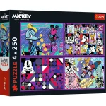 Aventurile lui Mickey Mouse, 4x250 elemente (13308)