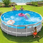 Piscină cu cadru metalic Prism Frame Clearview 488×122 cm, 19156 L, cu pompă 5678 L/h, set complet, Intex (26730) - imagine 2