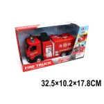 Masina pentru pompieri cu inertie,cu sunete si lumini,cu pompa de apa (31721)