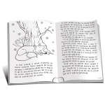 Citesc pe silabe. Colorez. Ursul pacalit de vulpe (vol 8) (56431) - imagine 2