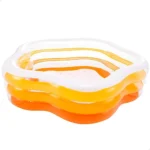 Piscină gonflabilă pentru copii Summer Colors cu bază gonflabilă, 185×180×53 cm, 460 L, 3+ ani, Intex (56495)