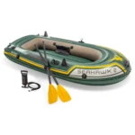 Barcă gonflabilă Seahawk 2 cu vâsle și pompă, 236×114×41 cm, max. 240 kg, Intex (68347)