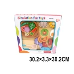 Set alimente de taiat din lemn (76648)