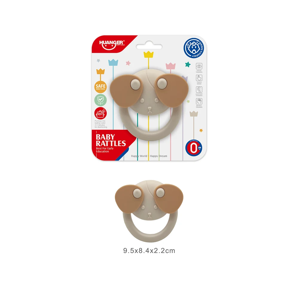 HE0103(3) Jucărie zornăitoare cu dentiție – cățeluș, Huanger HE0103 (19902) - imagine 1