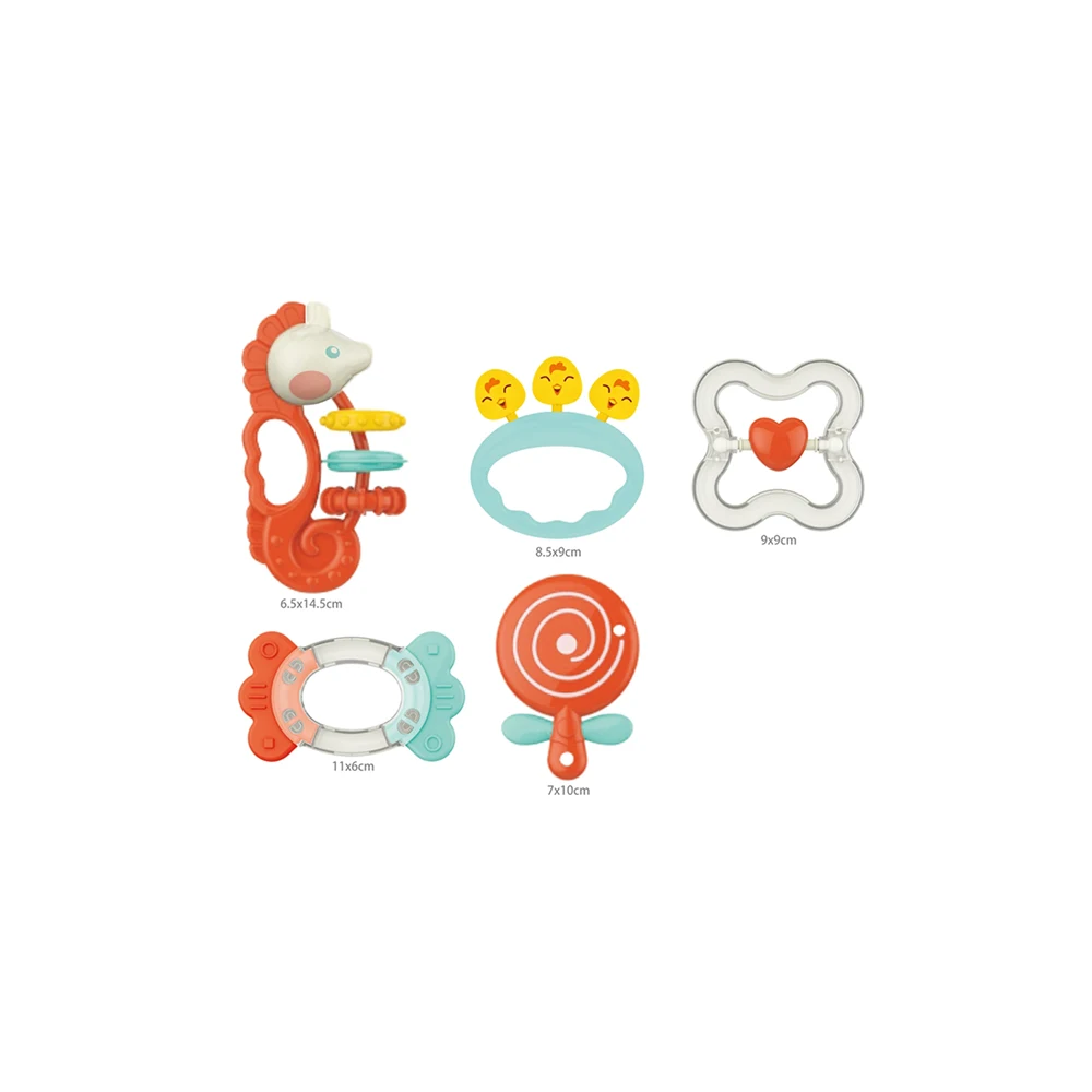 HE0133(4) Set zornăitoare pentru bebeluși, Huanger HE0133 (20175) - imagine 1