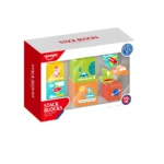 Piramidă din cuburi educative, Huanger HE0225 (420168) - imagine 3