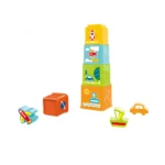 Piramidă din cuburi educative, Huanger HE0225 (420168)