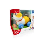 Jucărie de împins cățel cu sunete pentru bebeluși, Huanger HE0553 (19643) - imagine 3