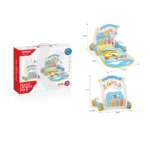 Premergător 2 în 1 cu covoraș de joacă și activități, Huanger HE0612 (19605) - imagine 3