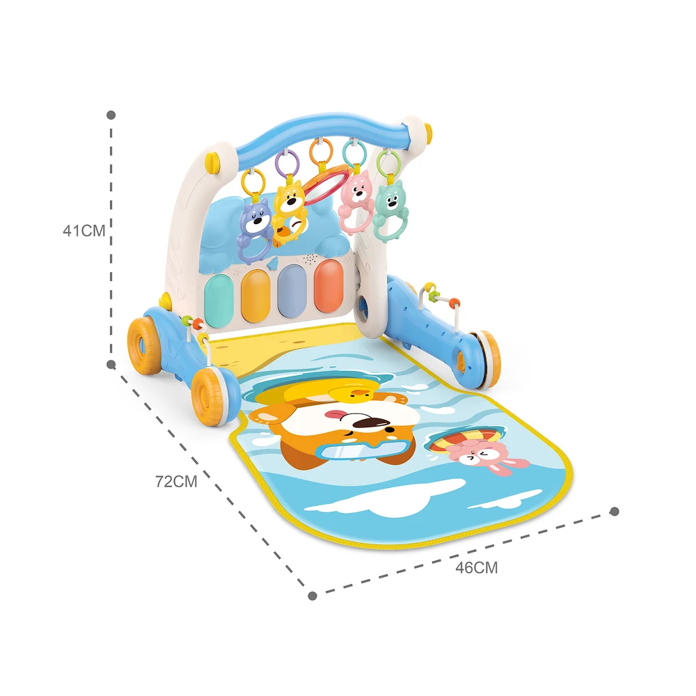HE0612(3) Premergător 2 în 1 cu covoraș de joacă și activități, Huanger HE0612 (19605) - imagine 1