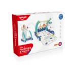 Premergător 2 în 1 cu covoraș de joacă și activități muzicale, Huanger HE0633 (19964) - imagine 4