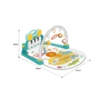 Covoraș de joacă educativ cu pian muzical, Huanger HE0635 (20007)