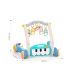 Premergător 2 în 1 cu pian muzical și covoraș de joacă, Huanger HE0637 (19759) - imagine 2