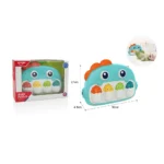 Pian muzical interactiv în formă de dinozaur, Huanger HE0644 (19933) - imagine 2