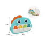 Pian muzical interactiv în formă de dinozaur, Huanger HE0644 (19933)