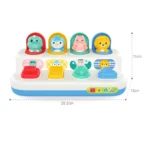 Jucărie educativă pop-up cu animăluțe, Huanger HE8075 (19803)