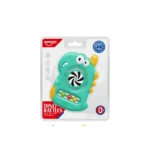 Jucărie zornăitoare dinozaur cu oglindă și dentiție, Huanger HE8079 (19735) - imagine 4