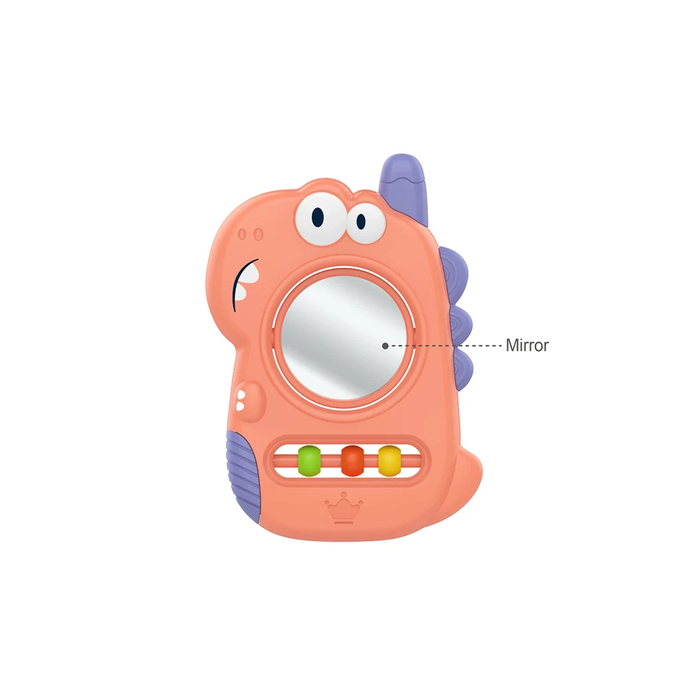 HE8079(5) Jucărie zornăitoare dinozaur cu oglindă și dentiție, Huanger HE8079 (19735) - imagine 1