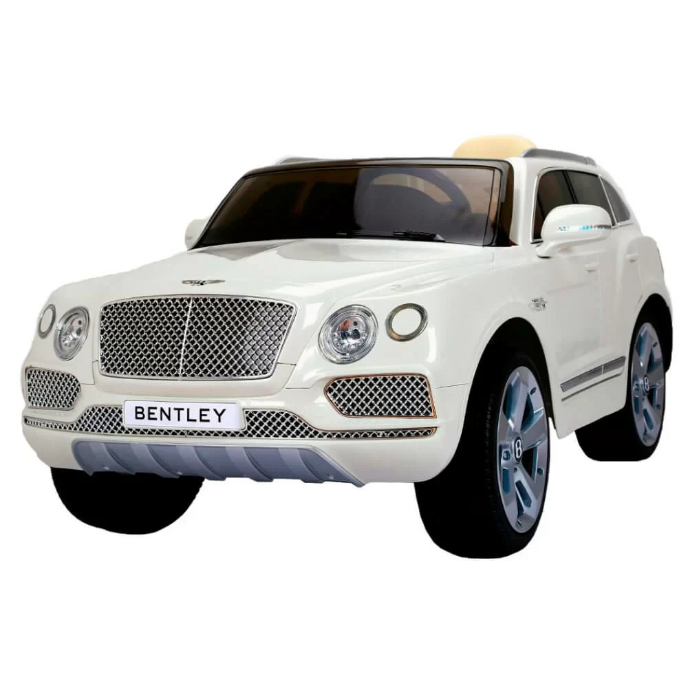JJ2158-2 (2) Mașină electrică pentru copii Bentley Bentayga (JJ2158 / 2 alba) - imagine 1