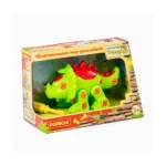 Constructor dinozaur Triceratops – 32 piese, Polesie (76816) - imagine 4