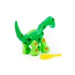 Constructor dinozaur Diplodocus – 35 piese, Polesie (77165) - imagine 3