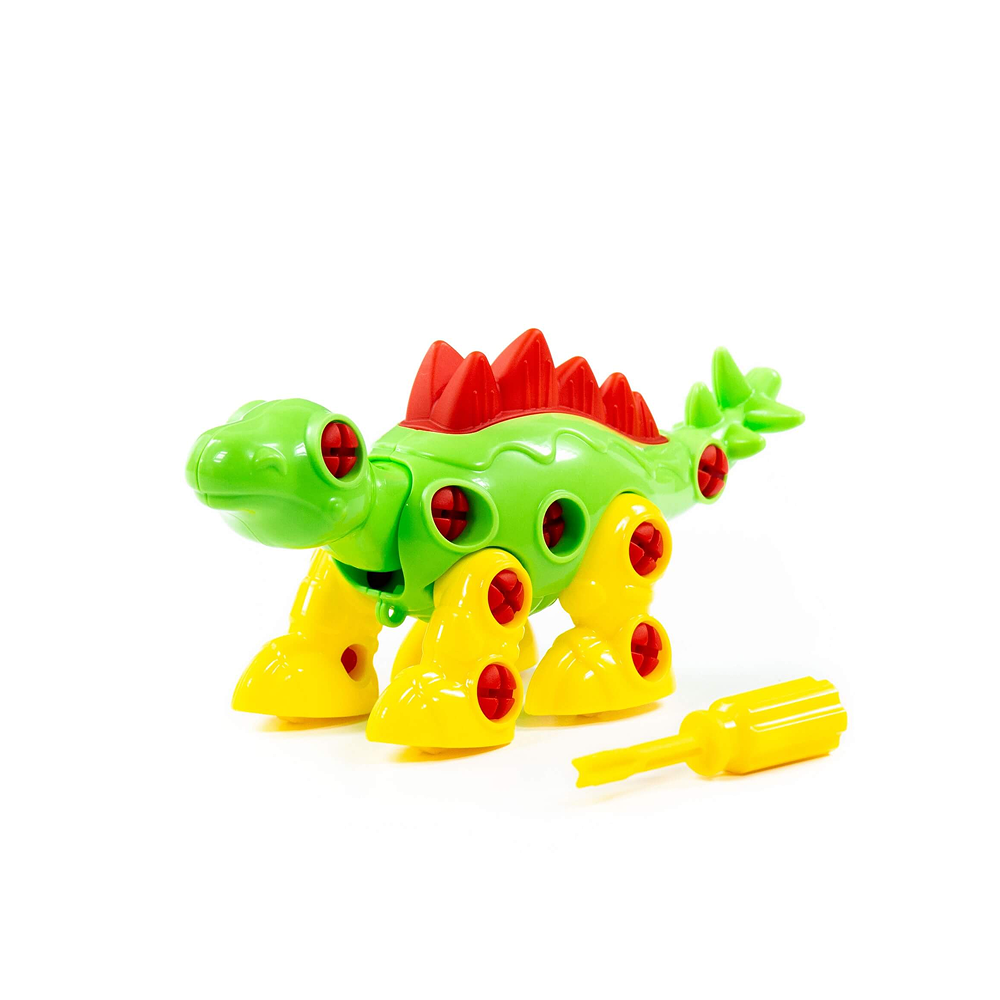constructor-stegozaur(3) Constructor dinozaur Stegozaur – 30 piese, Polesie (76793) - imagine 1