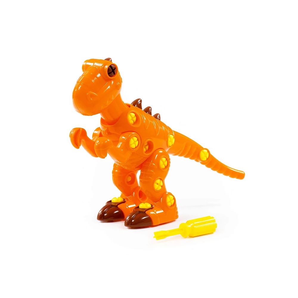 constructor-tiranozaur(2) Constructor dinozaur Tiranozaur – 40 piese, Polesie (77158) - imagine 1