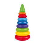Piramidă cu inele colorate, mărime mare ,Technok (0984)