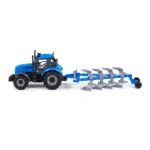 Tractor cu inerție și plug Progress, albastru (în cutie), Polesie (91291) - imagine 3