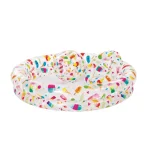 Piscină gonflabilă pentru copii Ice Pop cu minge și colac, 122×25 cm, 150 L, 2+ ani, Intex (59460)