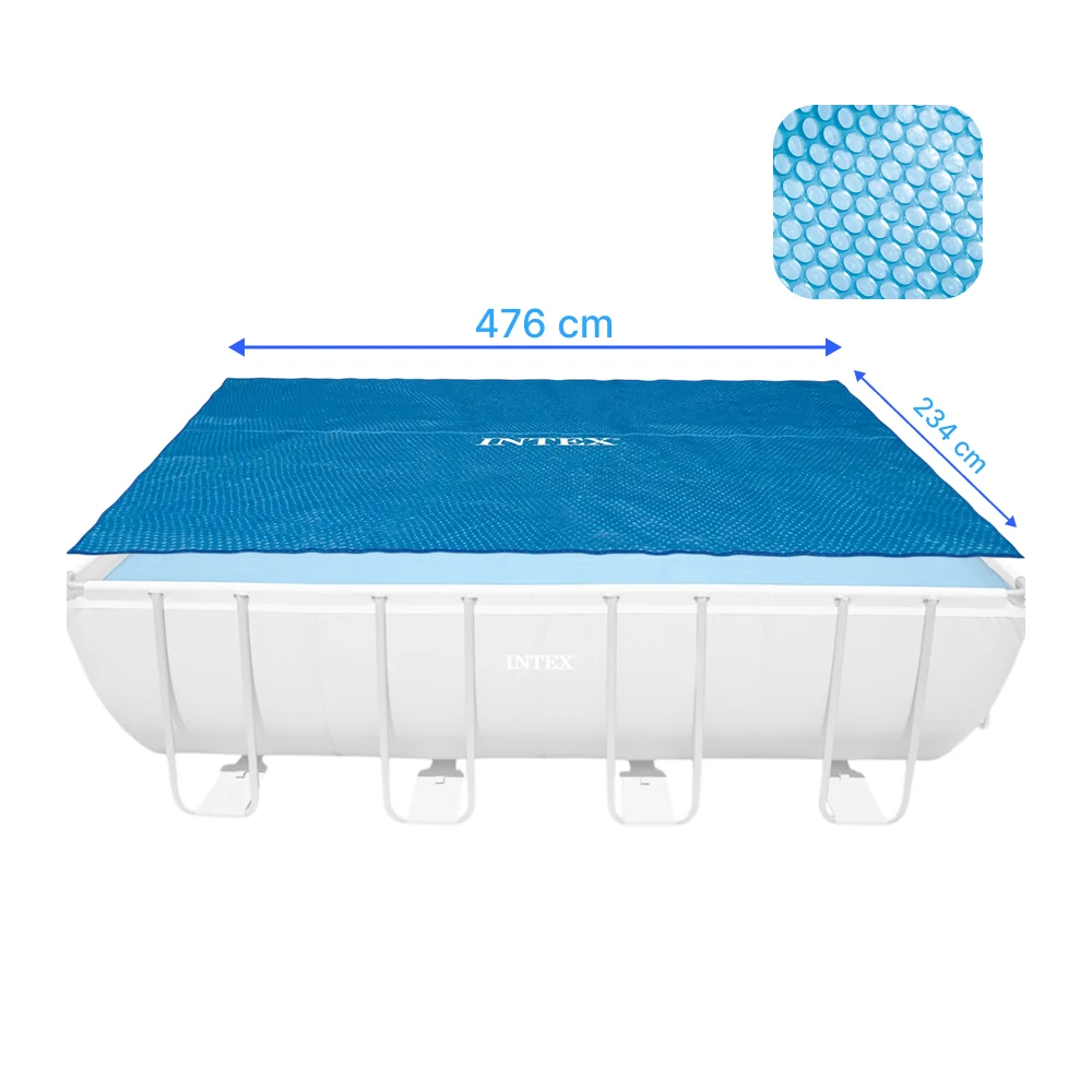 28029(1) Prelată solară 476×234 cm pentru piscină dreptunghiulară 488×244 cm, Intex (28029) - imagine 1