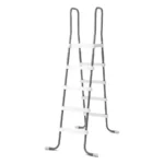 Scară pentru piscine cu înălțime până la 132 cm, 4 trepte, cu platformă, Intex (28067)