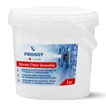 Froggy Shock Chlor Tabs 3.3 grams, PE bottle 1 kg