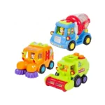 Set mașinuțe cu inerție – utilaje de construcții, Hola 386ABC (38661)