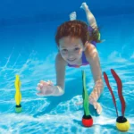 Set de mingi pentru scufundare cu panglici, 3 piese, 6+ ani, Intex (55503) - imagine 2